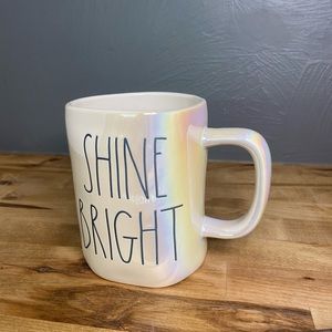 Rae Dunn SHINE BRIGHT Iridescent Mug